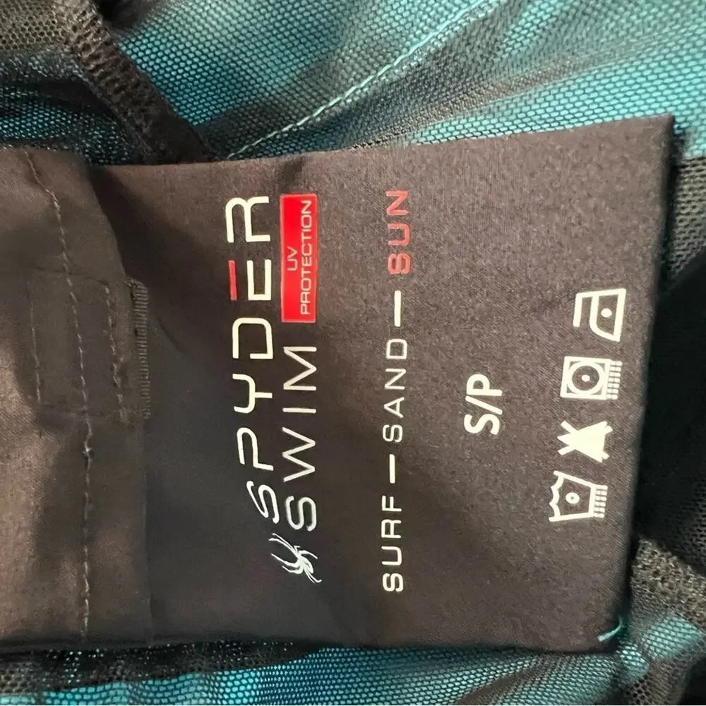 Spyder Men's Board Shorts Swim Trunks UV Protection Blue Size S NWT